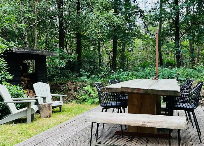 Ferienhaus Cabyn Espien, Boshuis Met Hottub *